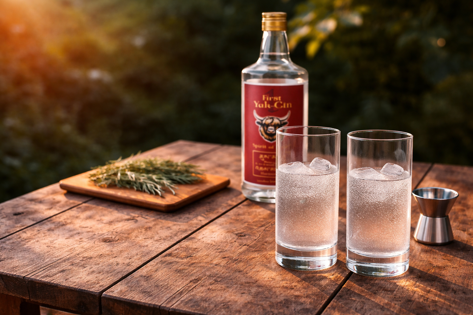 Gin Tonic mit First YAK GIN Premium London Dry Gin
